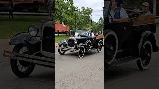 1925 Ford Model A Antique Pickup Truck Drive By Engine Sound Old Car Festival 2023