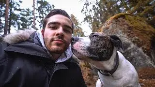 Zeus and me in the swedish wood