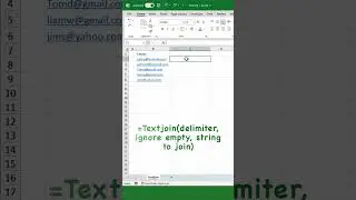 #excelsolution How to join a string of values in a single cel #shorts #exceltips