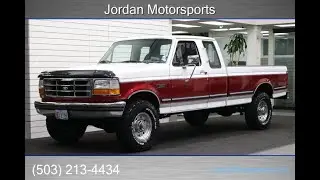 #15590 1995 FORD F250 XLT 4X4 1-OWNER OBS 7.5L 0-RUST 59K MILES NEW 33&rdquo; BFG KO3s FACTORY 2 TONE 