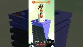 stack ball jump 3 #shorts #satisfyinggame #stackball #funnygame #gameplay #jump #stackballgameplay