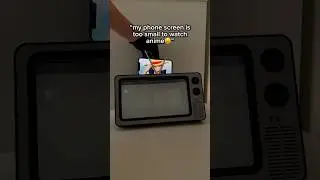 Not anymore🙂&zwj;↕️ #tv #minitv #portable #shorts #anime #gadgets #gadget