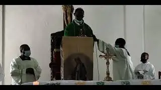 Messe d'ouverture des traveaux de la CEG à Port Gentil 11 01 22