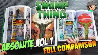 ABSOLUTE SWAMP THING VOL 1 PAGE BY PAGE COMPARISON Alan Moore DC Comics