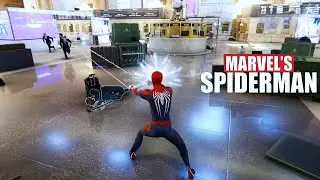 Marvel's Spiderman Remastered - Fight with Mr. Li and Demons | Grand Central Terminal | GCT