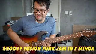 Groovy Fusion Funk Jam In E minor - GameGuitarist
