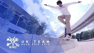 #TBT Bones Wheels UK Team Road Trip 2015: Korahn Gayle, Dom Henry, Jordan Sharkey, Robert Woodward