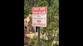 LOOK OUT FOR FALLING ROCKS! Mining Graves Mountain Ga. #lisasescapades