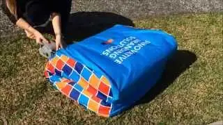 Branded Inflatable Chair : How to Set-Up & Take Down your event Inflatable Furniture
