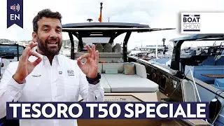 [ENG] TESORO YACHTS T50 ARMANI CASA - Yacht Tour at Cannes Yachting Festival - The Boat Show