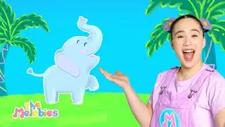 All About Elephants 🐘 | Preschool Fun Animal Facts +  Animal Songs for Kids!