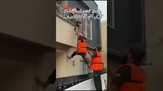 Rescue Team rescued a family in Park View City Lahore