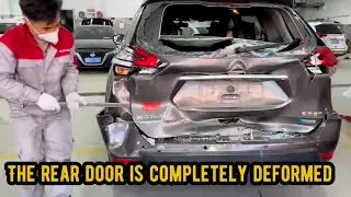 New Nissan X-Trail rear-end collision repair