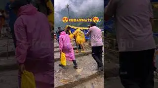 Kedarnath Yatra 😍 Kedarnath Dham 😍 Kedarnath 🙏 Fromsky|#shorts #explorepage #reelsinstagram #yt