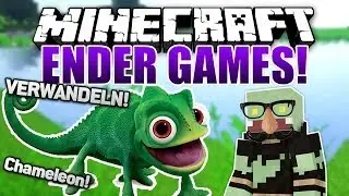EPISCHE RUNDE! Verwandeln als CHAMÄLEON - Minecraft ENDER GAMES SERIE #25 | ungespielt