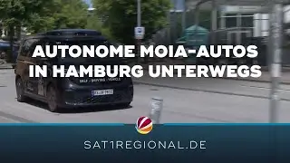 MOIA-Busse ohne Fahrer in Hamburg unterwegs