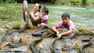 Traditional fish trapping methods of ethnic people in Vietnam & Daily life of a single mother