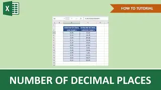How To Change The Number Of Decimal Places In Excel [Two Most Common Ways] | Beginner Tutorial