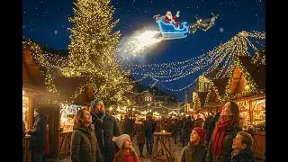 Christmas in Berlin 2025 | Rotes Rathaus Market |  Flying Santa & Ice Skating
