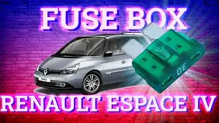 Renault Espace IV (2003-2014) fuse box diagram