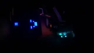 CodeyBot displaying Conway's Game Of Life