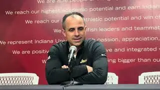 Ben McCollum reacts to Iowa basketball’s win over Indiana