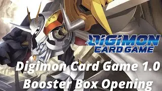 Digimon Card Game 1.0 Booster Box Opening - Pulling the Best Super Rare!