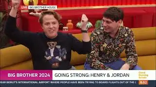 Big Brother UK 2024 -  first look at new house and interview with Henry and Jordan  - GMB