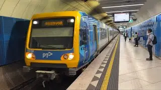 Metro X'Trapolis Arriving at Parliament Station to Reservoir