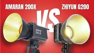 Лучший светодиодный светильник мощностью 200 Вт? | Сравнение Amaran 200x и Zhiyun G200
