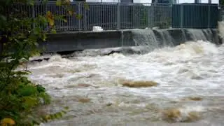 Flood at Llandysul Bridge 2