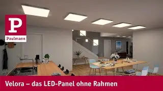 Velora: das rahmenlose LED-Panel f&uuml;r Wand & Decke