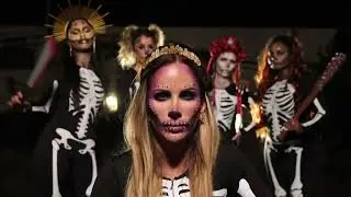 Are There Haunted Homes In California? Desert Dolls Haunted Skull Makeup Shoot