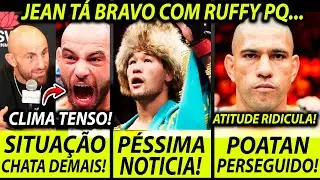 RUFFY e JEAN SILVA SE DESENTENDEM!🚨 VOLKANOVSKI EXPLICOU! ALEX POATAN É PERSEGUIDO! RAKHMONOV JÁ ERA