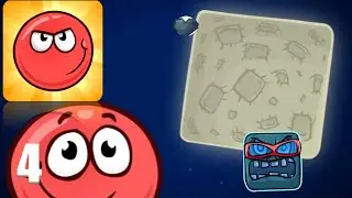 Red Ball 4 ~ Gameplay walkthrough 4-Level 46 to 60 Battle for Moon (iOS Android)