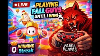 PLAYING FALL GUYS UNTIL I WIN 🏆 | LIVE 🔴 | FaaPa Playss