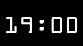 19 Minute Timer with Alarm (Count Up Stopwatch)
