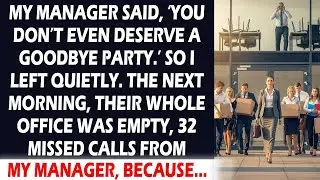 My Manager Said I Was Nothing, Next Morning When His Entire Team Quit, He