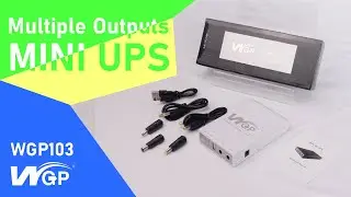 MINI DC UPS FOR WIFI ROTUER Unboxing & Review | WGP MINI UPS