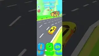 Level 1437 2025 Shape shifting game very cool and gnarly hyper casual game #shapeshifting #shorts.