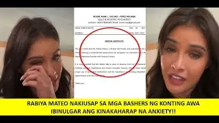 RABIYA MATEO BINULGAR ANG KANIYANG MATINDING PINAG DARAANAN NA DEPRESYON HUMINGI NG AWA SA ABSHERS