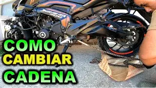 COMO CAMBIAR UNA CADENA DE MOTO?, HAZLO ASI DE FACIL BLITZ RIDER