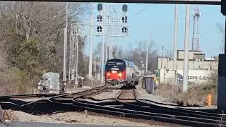 AMTK 158 with engine 161 arriving to Norfolk Station