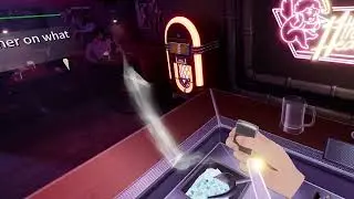 Anime Cyberpunk Bartending In VR, You Also Smoke A Lot | Project Mix Demo