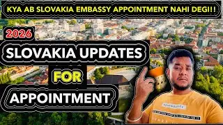 Kya Ab Slovakia Ki Appointment Nahi Milegi? | Slovakia Immigration Update 2026 | Trc Card Update2026