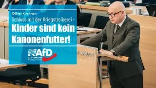 Schluss mit der Kriegstreiberei - Kinder sind kein Kanonenfutter!