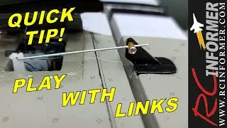 Eliminate the play in your flight controls By: RCINFORMER