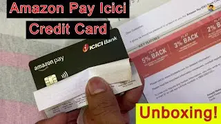 💥Amazon Pay ICICI Credit Card Unboxing 2022 || Lifetime FREE and Everything About Cashbacks