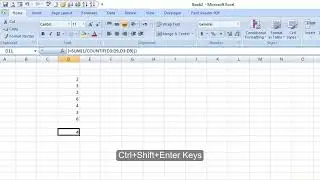HOW TO COUNT UNIQUE VALUES IN EXCEL