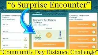 Community Day Distance Challenge Reward Pokemon Go | Stufful Community Day | Pokemon Go New Research